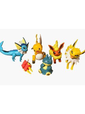 Pokémon Action Figures Lot  Jolteon Flareon Vaporeon and others